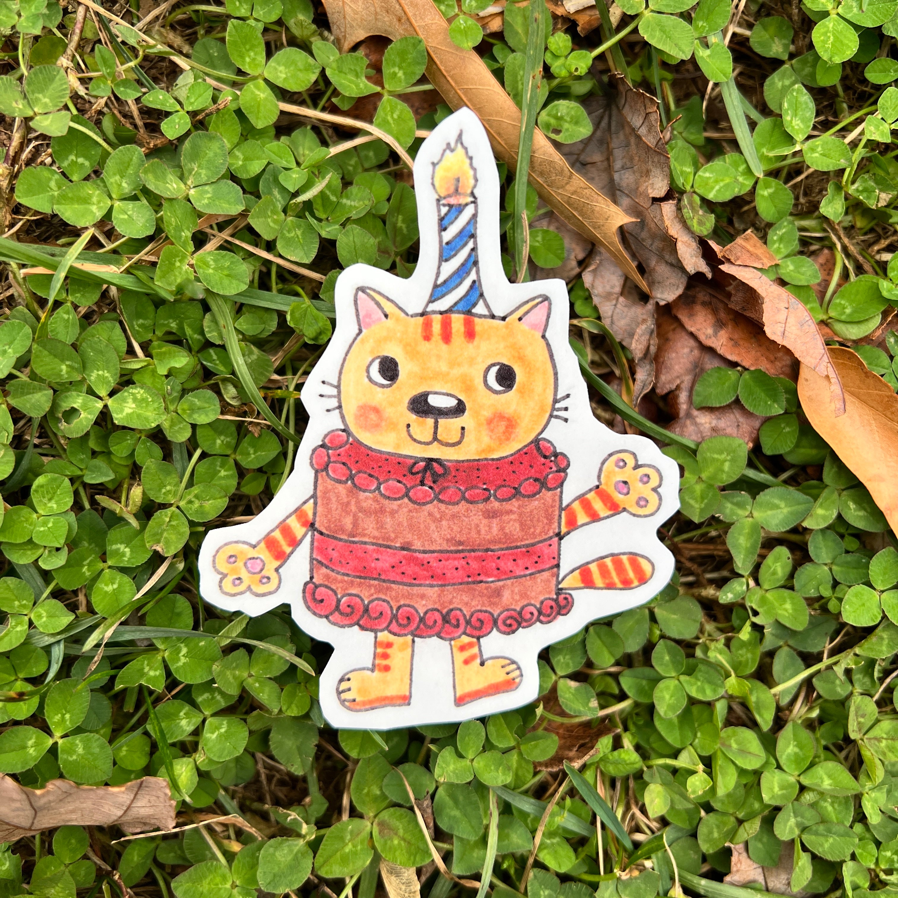 birthday surprise stickers