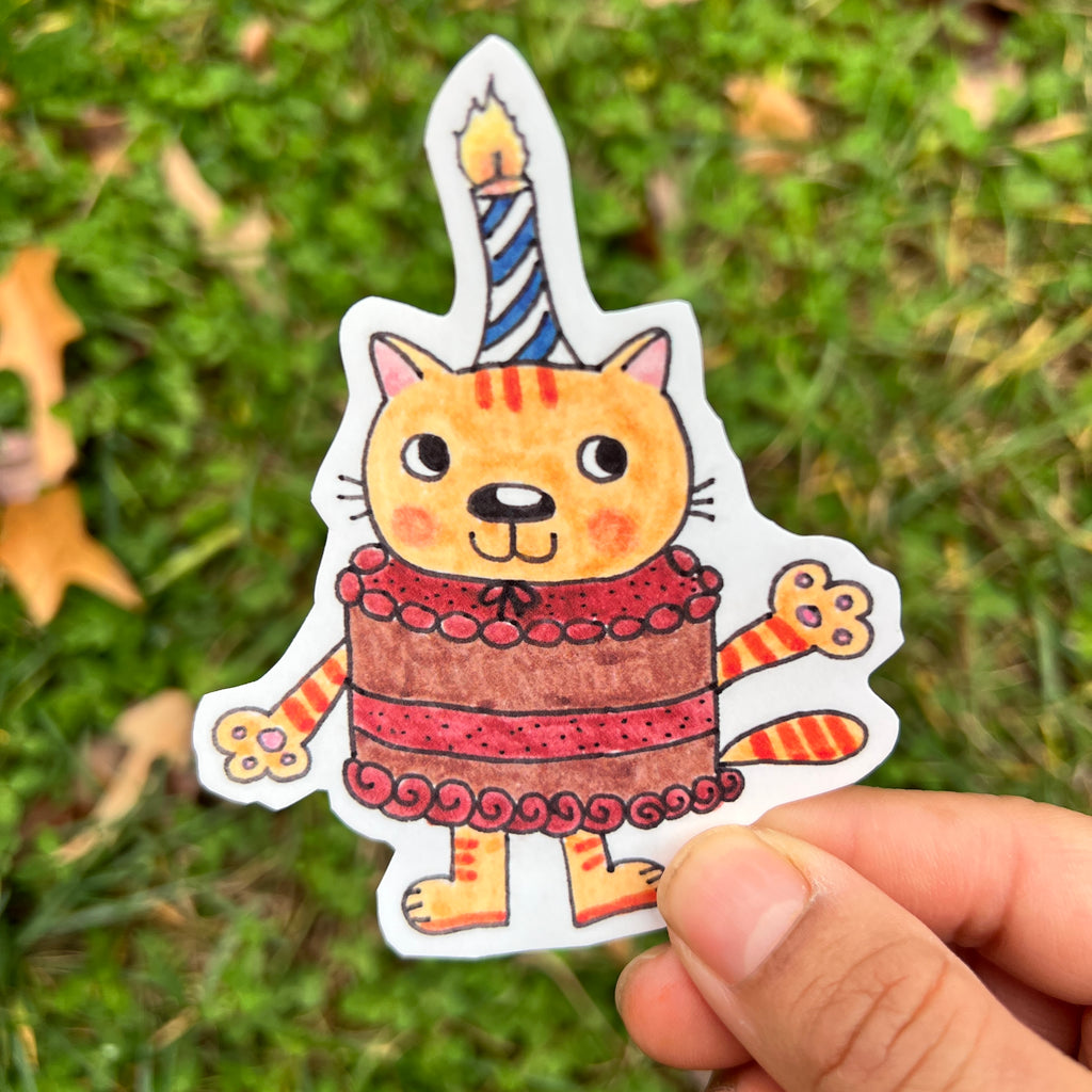birthday surprise stickers