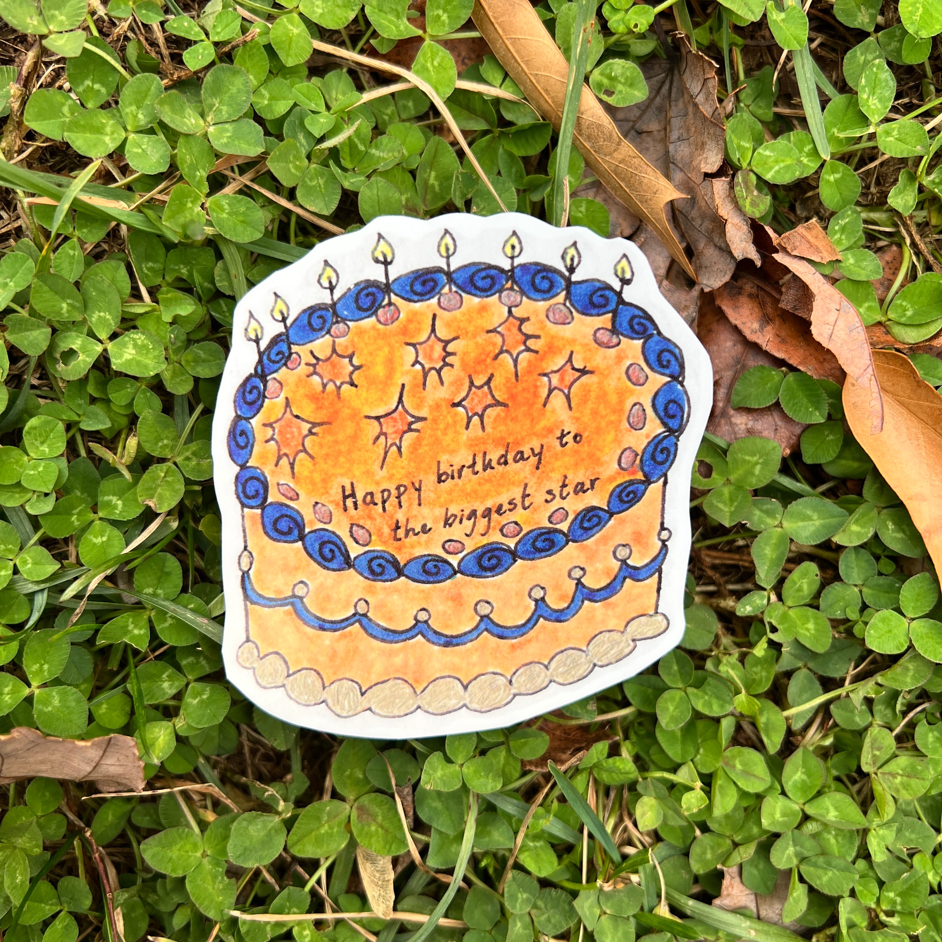 birthday surprise stickers