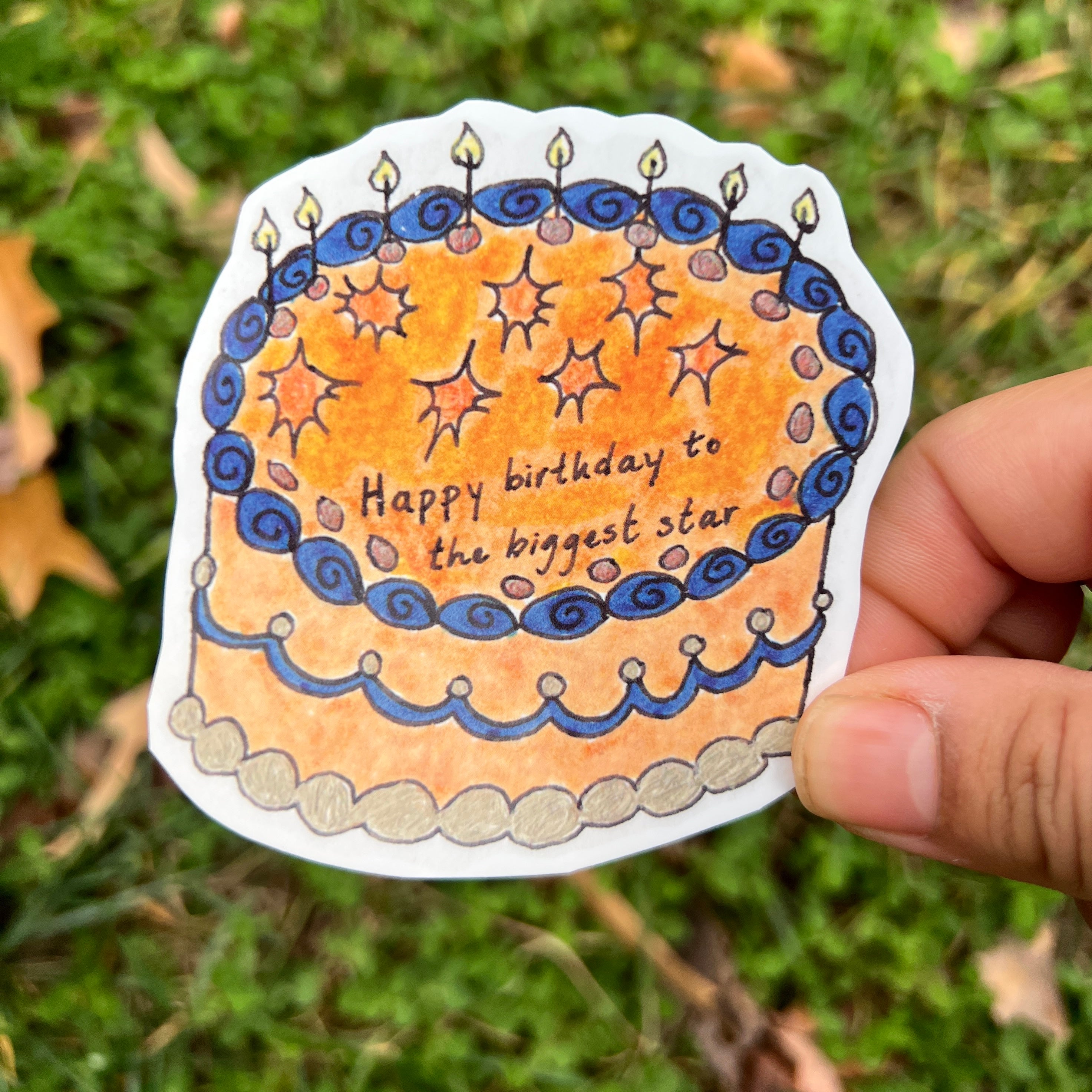 birthday surprise stickers