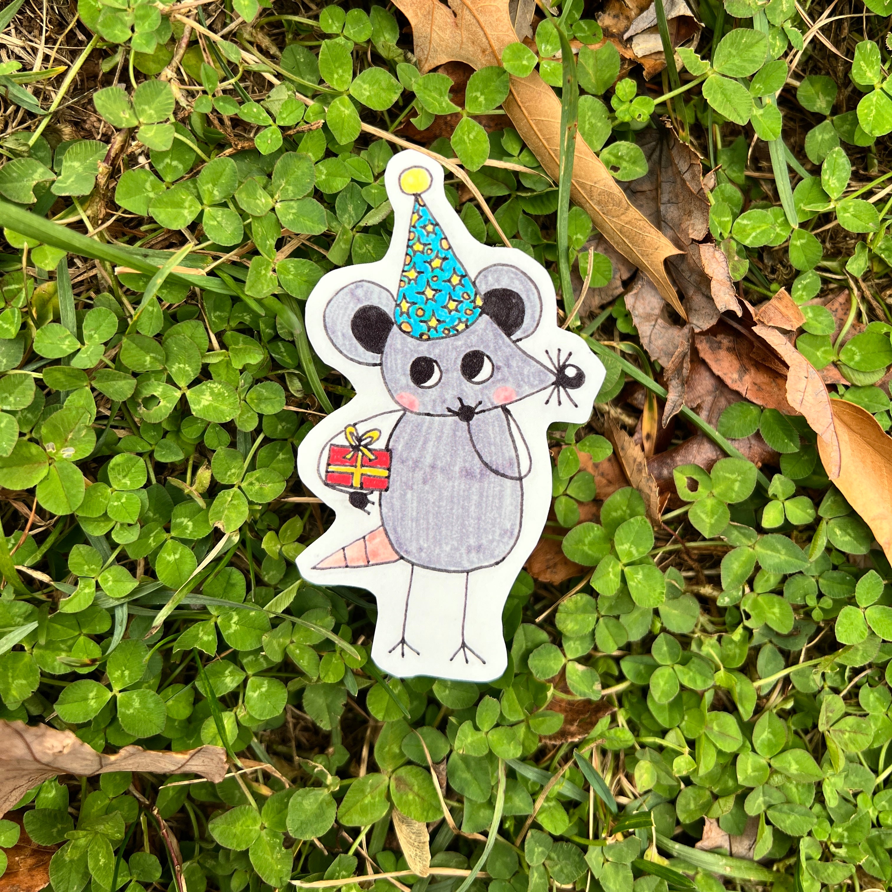 birthday surprise stickers