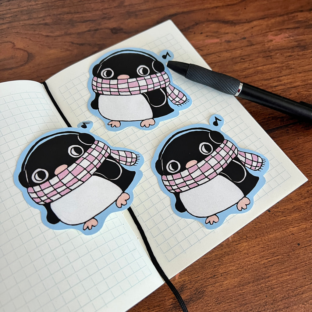 chilly penguin sticker