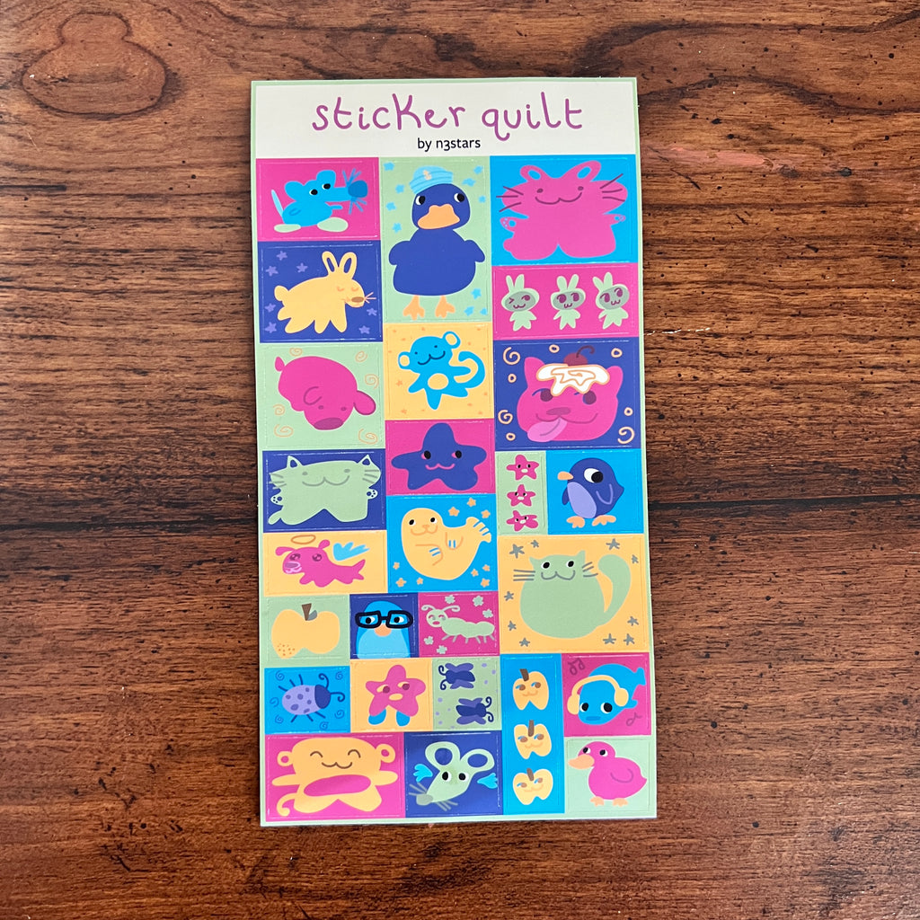 sticker quilt sticker sheet