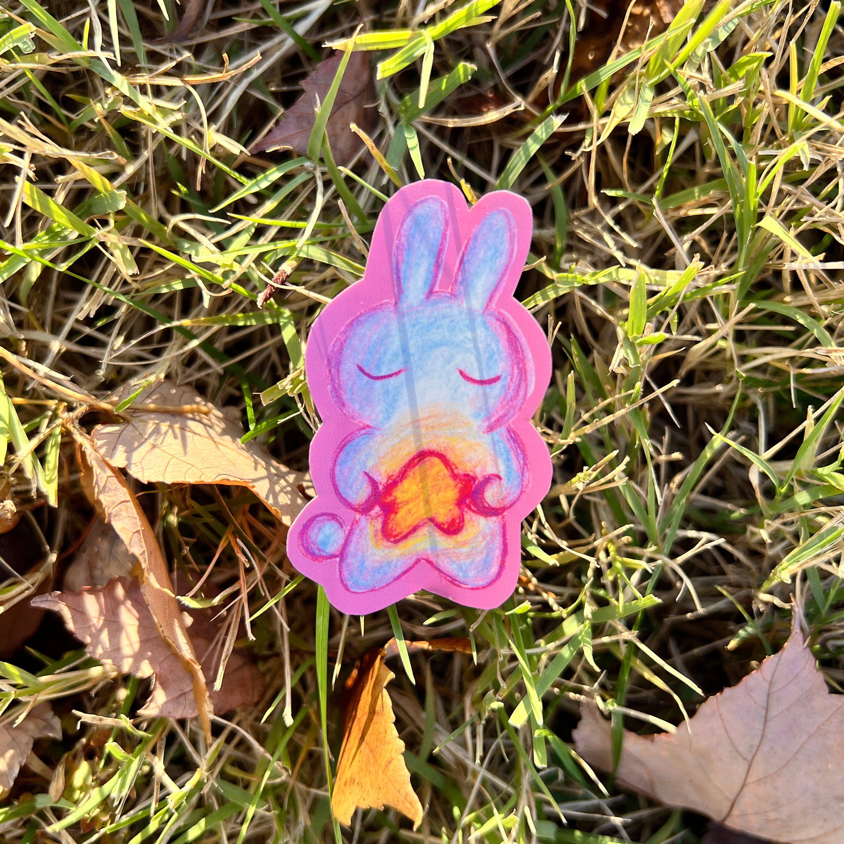‘Wishful Bunny’ Sticker