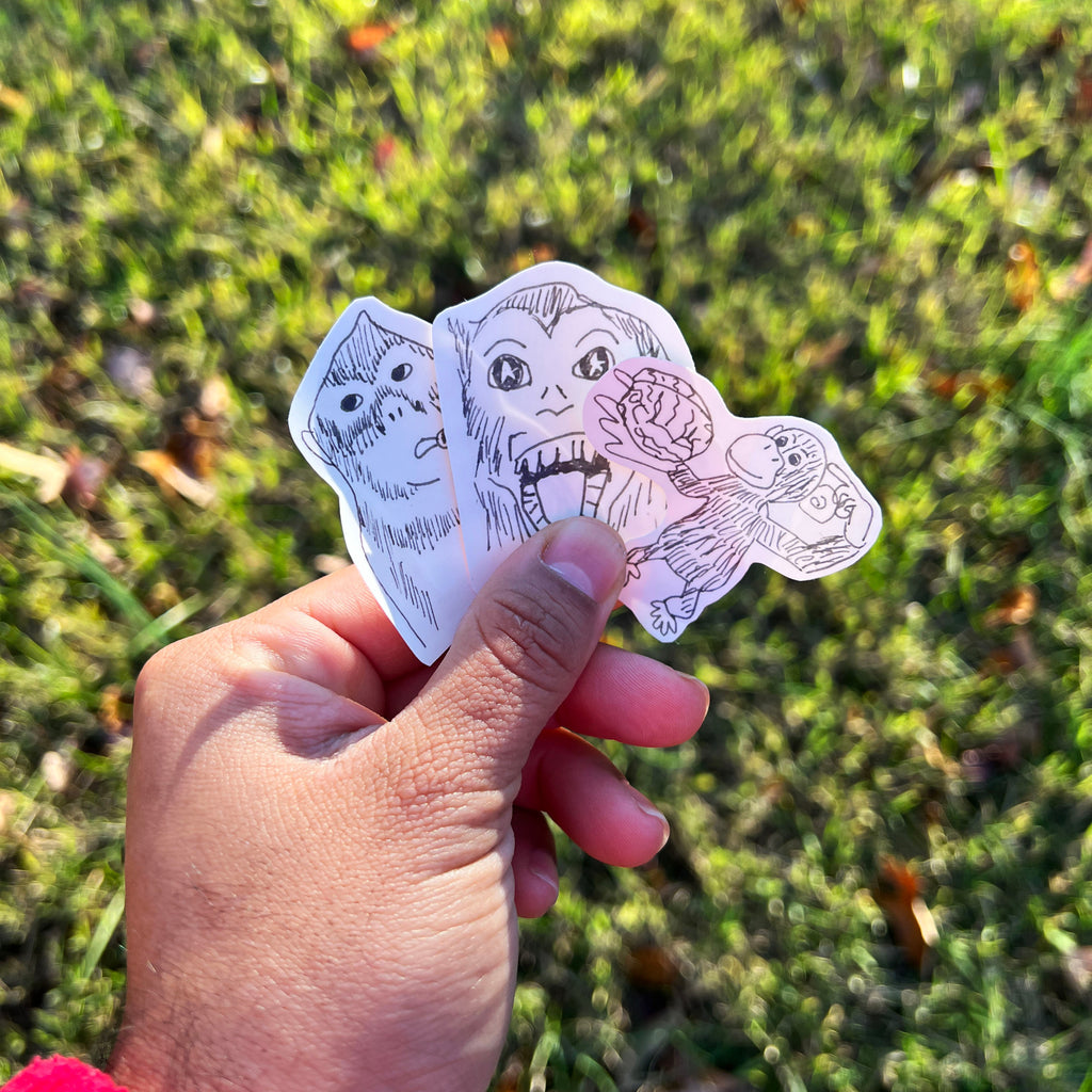 meme monkeys sticker pack