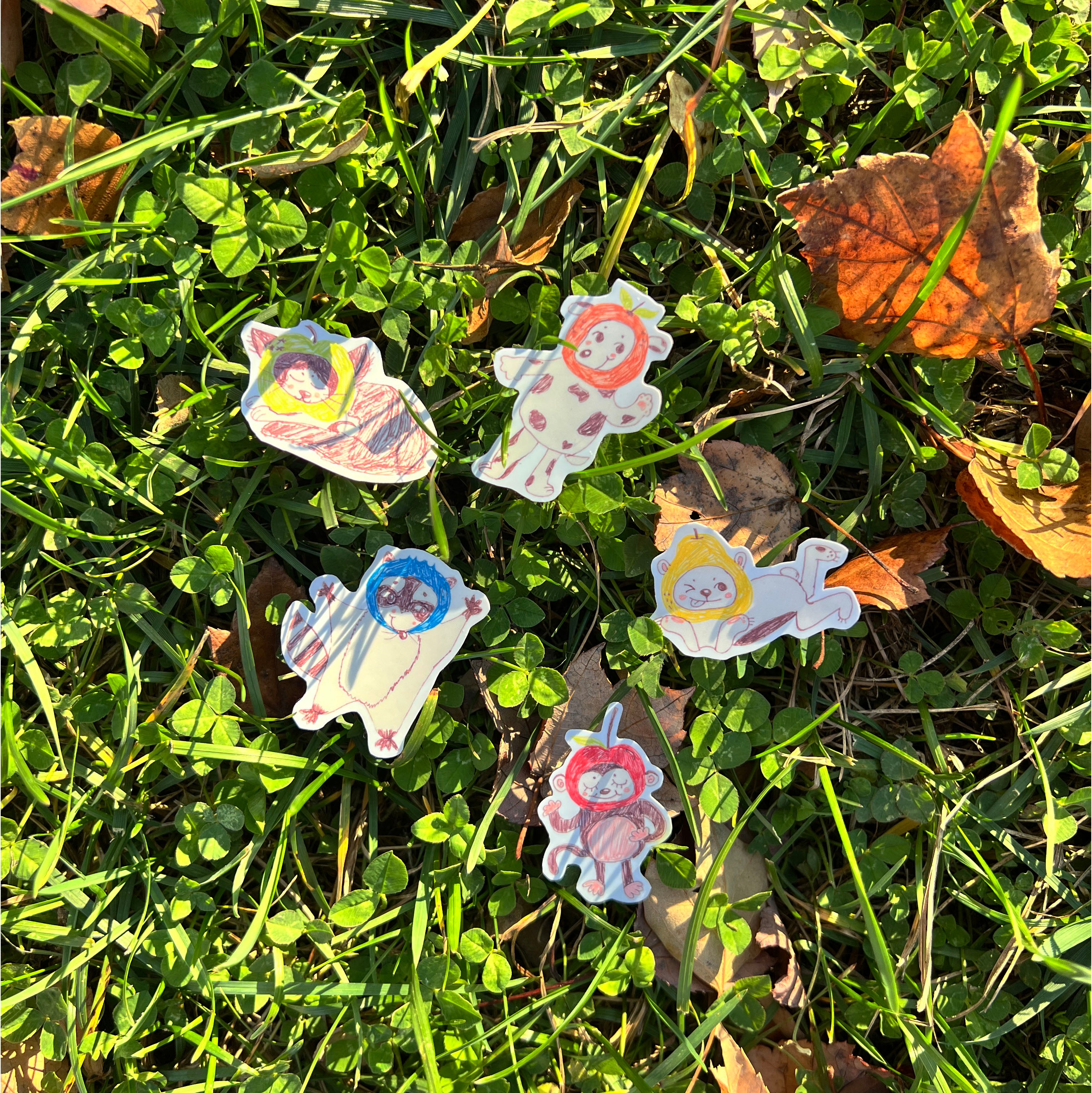 fruit salad friends sticker pack