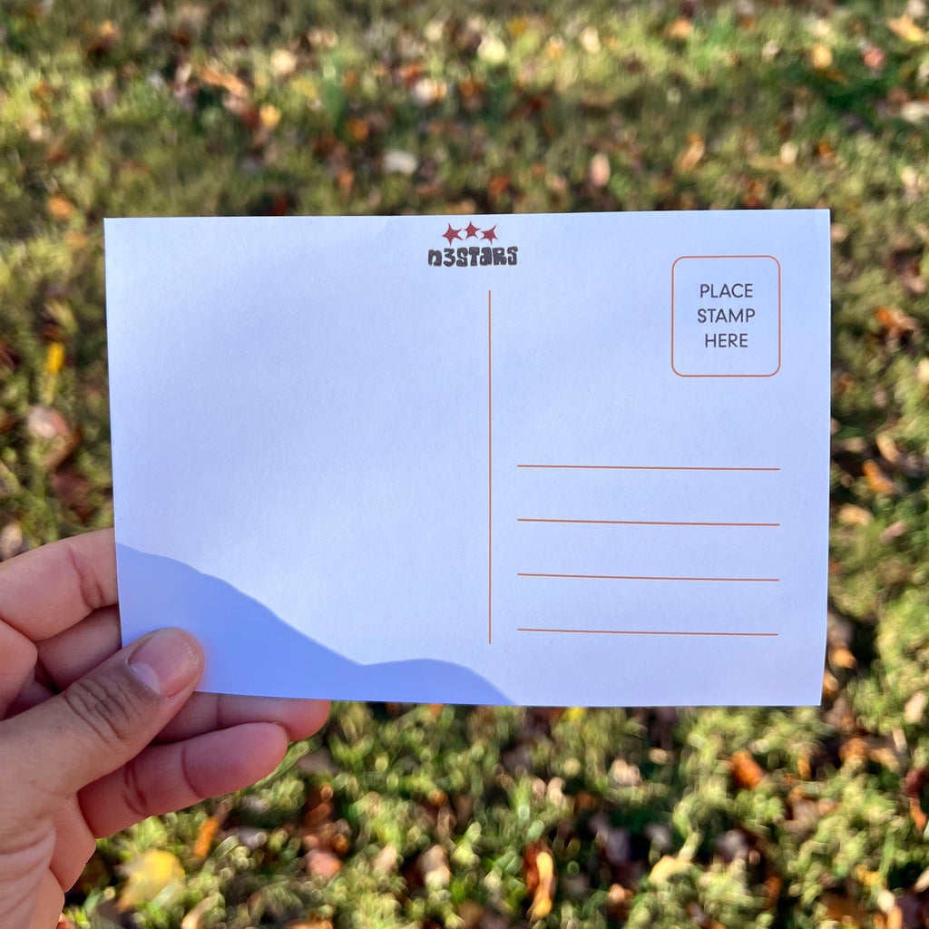 silly stars postcard